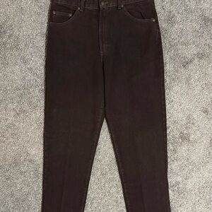 Vintage Merona Brown Straight Leg Pants Women’s Size 14P 100% Cotton